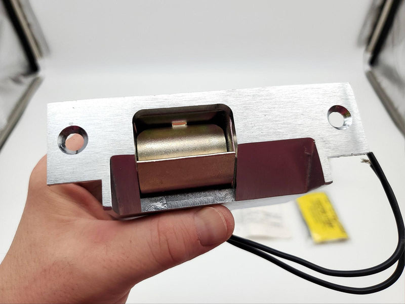 Precision Electric Strike 1639-32 B Satin Chrome LHRB 4-7/8" L x 1-1/8" W USA 5