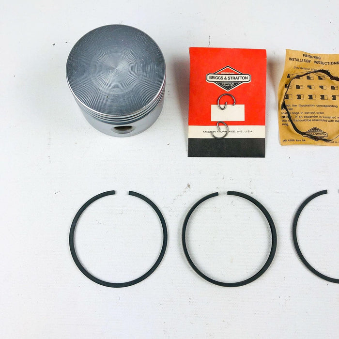 Briggs and Stratton 391652 Piston Assembly .020" OEM NOS For Simplicity Snapper 11