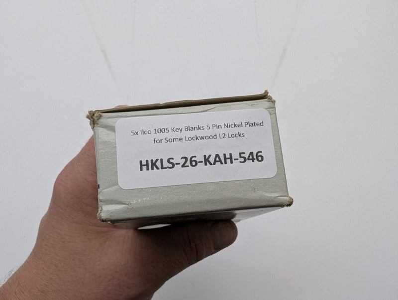 5x Ilco 1005 Key Blanks 5 Pin Nickel Plated for Some Lockwood L2 Locks 3