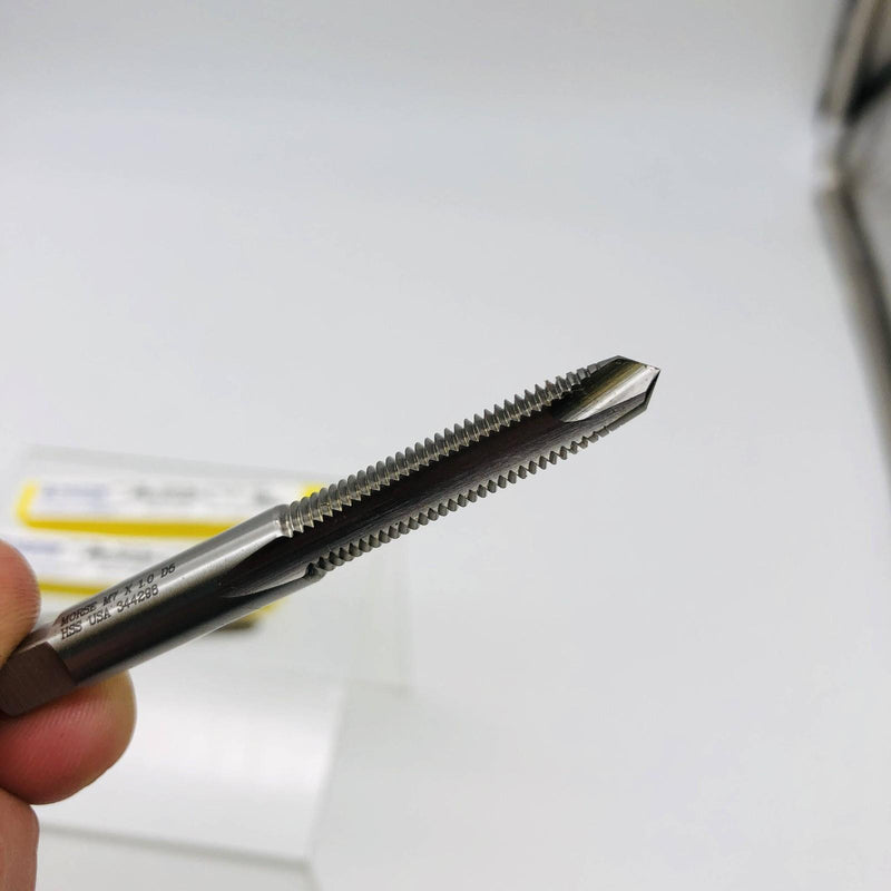 2x Morse 38508 7501 Spiral Point Tap M7x1 Threa Plug Chamfer 2 Flutes Bright HSS 4