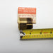 Ilco Mortise Cylinder Lock 1-1/4" Bright Brass 02 6112 67 Keyway NOS 6