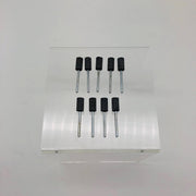 Modern Abrasives 04775 Mounted Point 3/8 x 3/4 Vitrified 1/8 Shank Medium AO 9pk 8