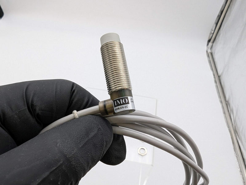 IMO AM6/AN-2C Inductive Sensor 4mm Range M12 Right Angle 2 Meter Cable 2