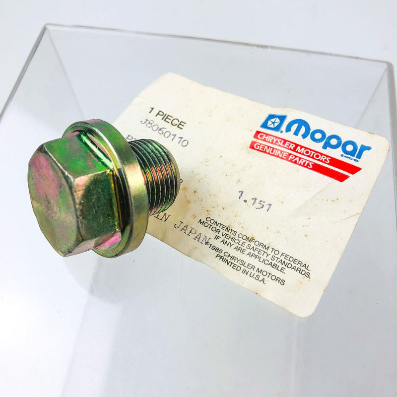 Mopar J8060110 Plug for Engine Oil Pan OEM NOS 1981-85 Isuzu Diesel CJ 5-8 7