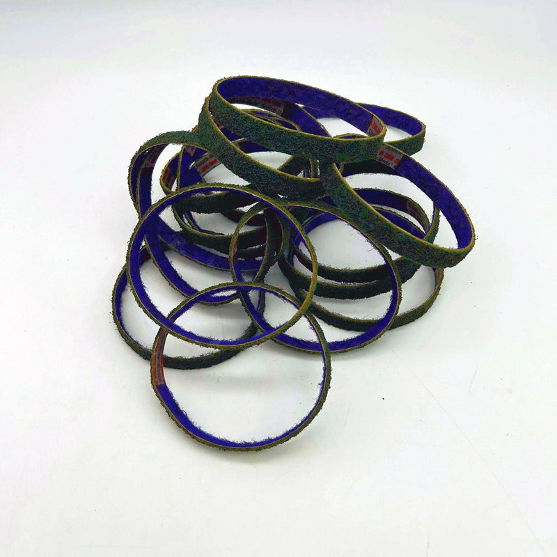 3M Scotch Brite 64466 Sanding Belt 1/2in x 12in AO DF-BL Fine Non Woven 17pk 9