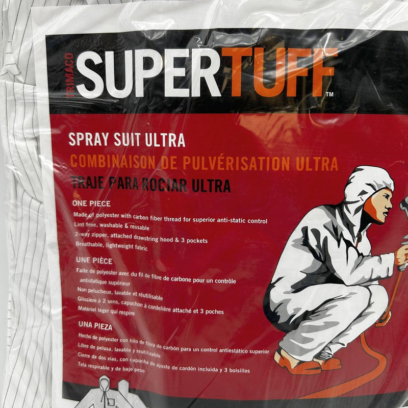 Trimaco Super Tuff 28033 Spray Suit Ultra XL Extra Large One-Piece Hood Anti Sta 2