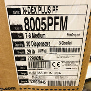 Showa 8005PFM N-DEX Plus Disposable Nitrile Glove 7-8 Medium Powder Free 1000pcs 4