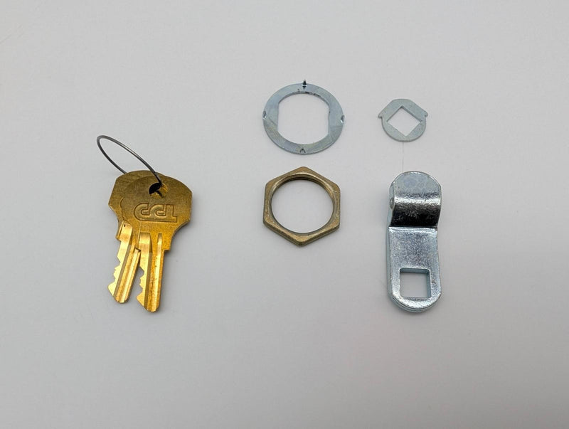 CCL B15752 Cam Lock 7/8" Dia 15/16" Len Satin Chrome CAT74 Keyed Alike