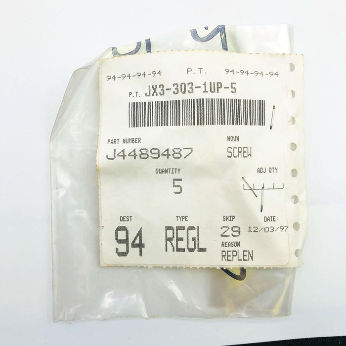 Mopar J4489487 Screw for Interior Lamp Underhood Windshield OEM NOS 1981-86 Jeep 2