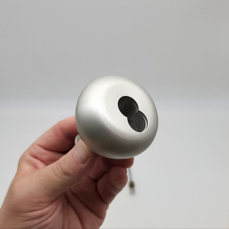 Falcon Door Knob SFIC Conversion Satin Aluminum A11963 Sargent Integra Locksets 1