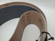 3M 461F Sanding Belts P180 Grade 4in x 156in Silicon Carbide XF Weight 2 Pack 2