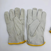 Global CR3200-11 Leather Driver Work Gloves Sz 11 2XL Keystone Thumb 2 Pairs 4