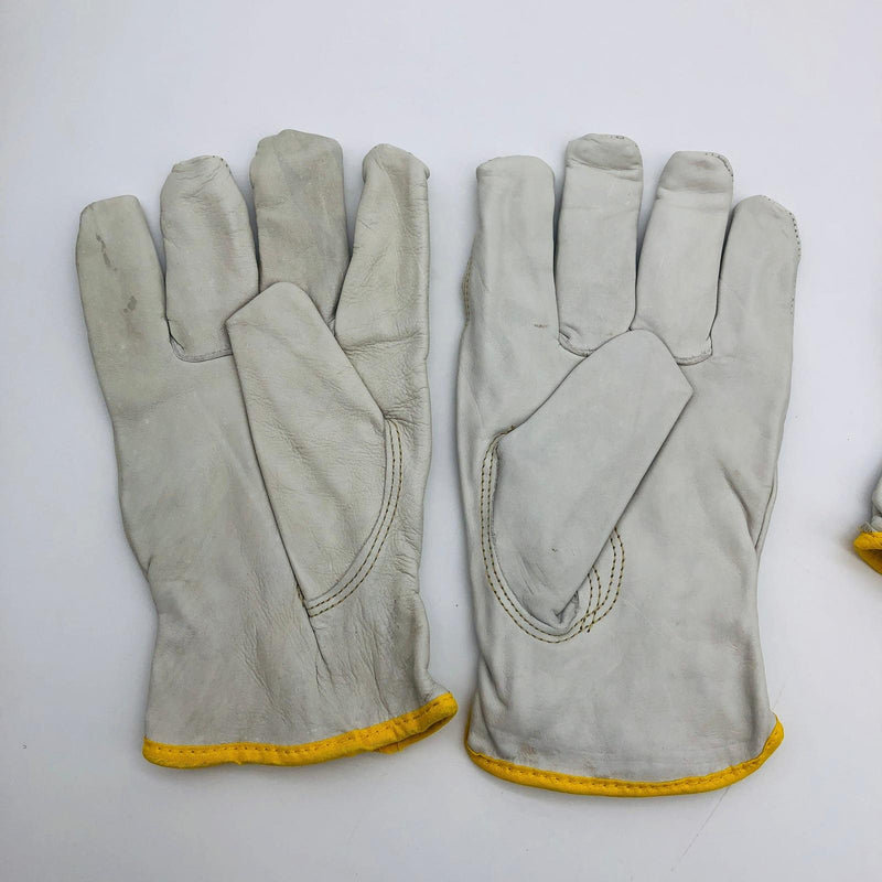 Global CR3200-11 Leather Driver Work Gloves Sz 11 2XL Keystone Thumb 2 Pairs 4