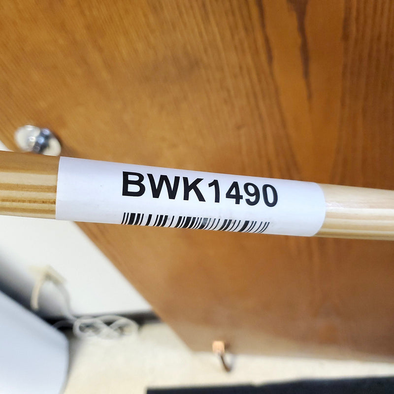 Boardwalk BWK1490 Dust Mop Handle Clip On 1" Diam 60" Len Solid Wood Pack of 9 4