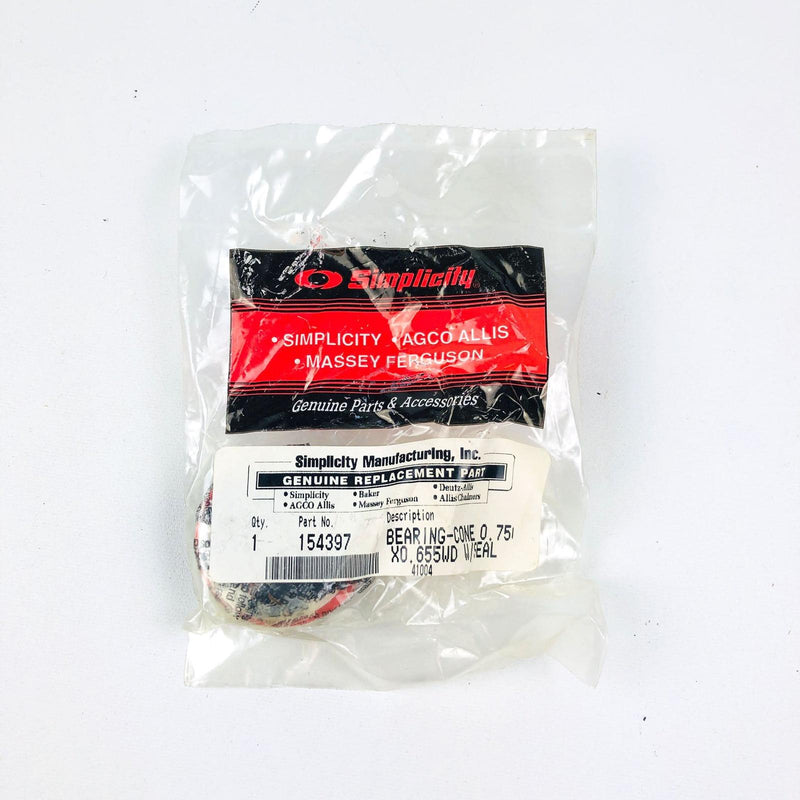 Simplicity 154397 Bearing Cone .750ID .655WD w Seal OEM NOS 2154397SM Sealed 6