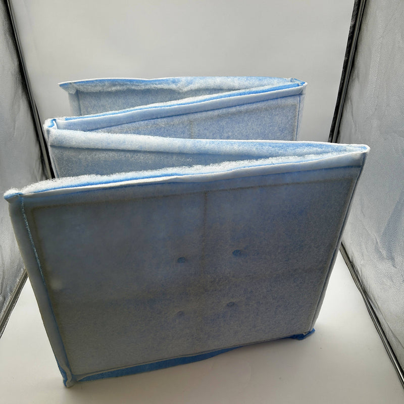 6pk AAF Amerseal 523-782-304 Link Air Filter 20" x 96" 4-Panel 3-Ply Blue Merv 8