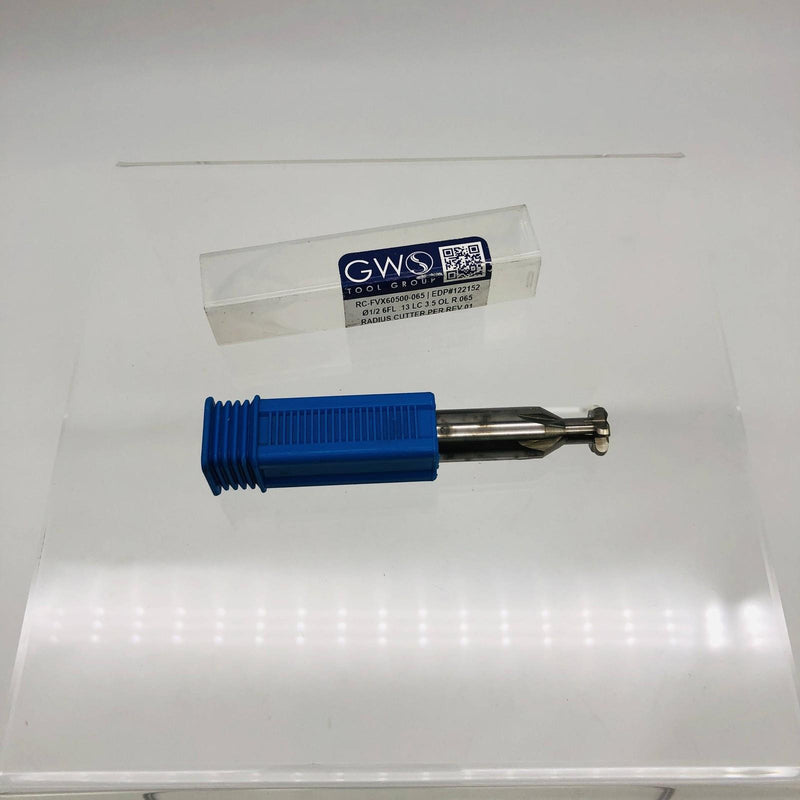 GWS 122152 Carbide Cutter .5 Cutting Tip 6 FL .13LC 3.5OL R.065 RC-FVX60500-065 11