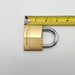 Master Lock No 160-D 1-1/4"L x 0.35"D Shackle 2-3/8"W Brass Body Keyed Alike 8