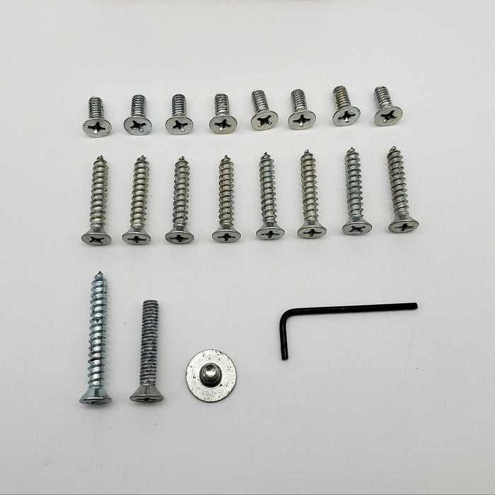 LCN 4130 Door Closer Screw Kit WMS Aluminum Finish for Smothee Series Closers