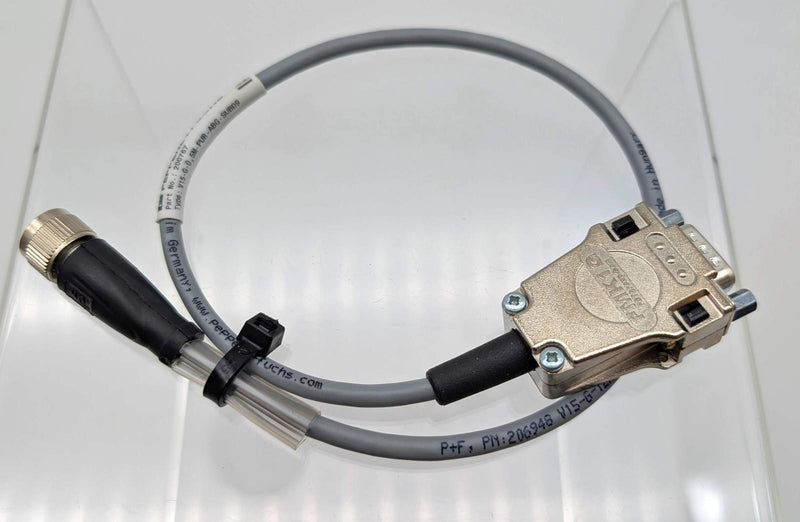 Pepperl + Fuchs V15-G-0.5M-PUR-ABG-SUBD9 Cable 5-Pin Female to Sub-D 9-Pin Male 1