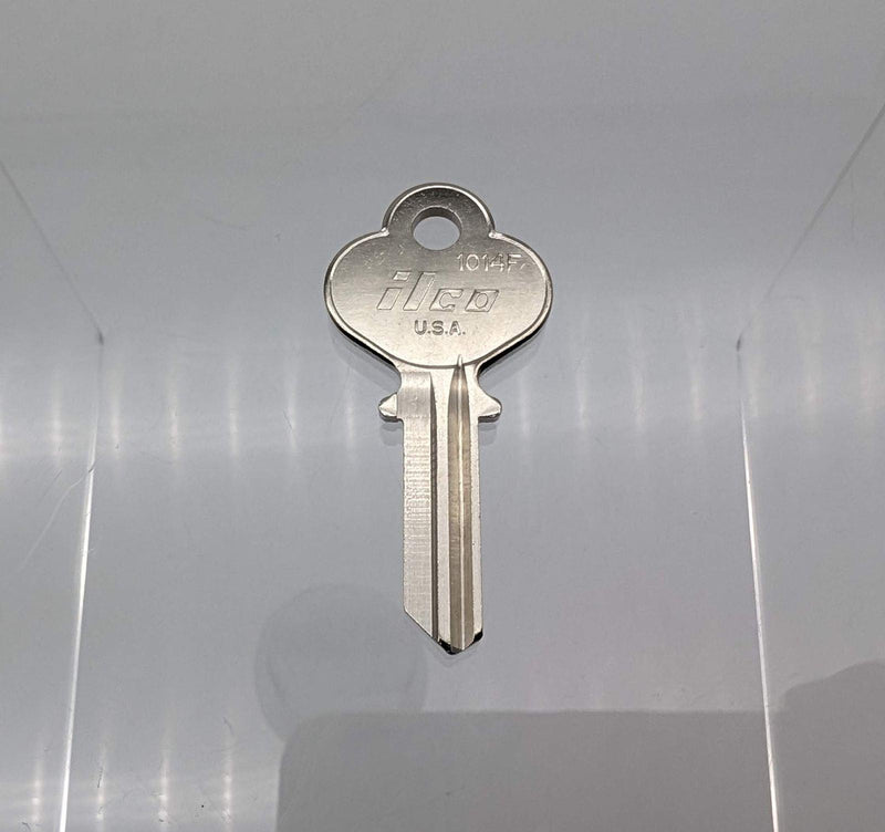 5x Ilco 1014F Key Blanks 5 Pin Nickel Plated for Some Older Eagle & Harloc Locks 1