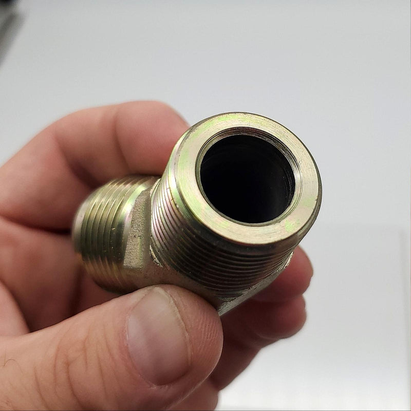 Parker 12V3T4S 3/4" JIS 45° Male Elbow Adapter 3/4-14 JIS 3/4-14 BSPT 5