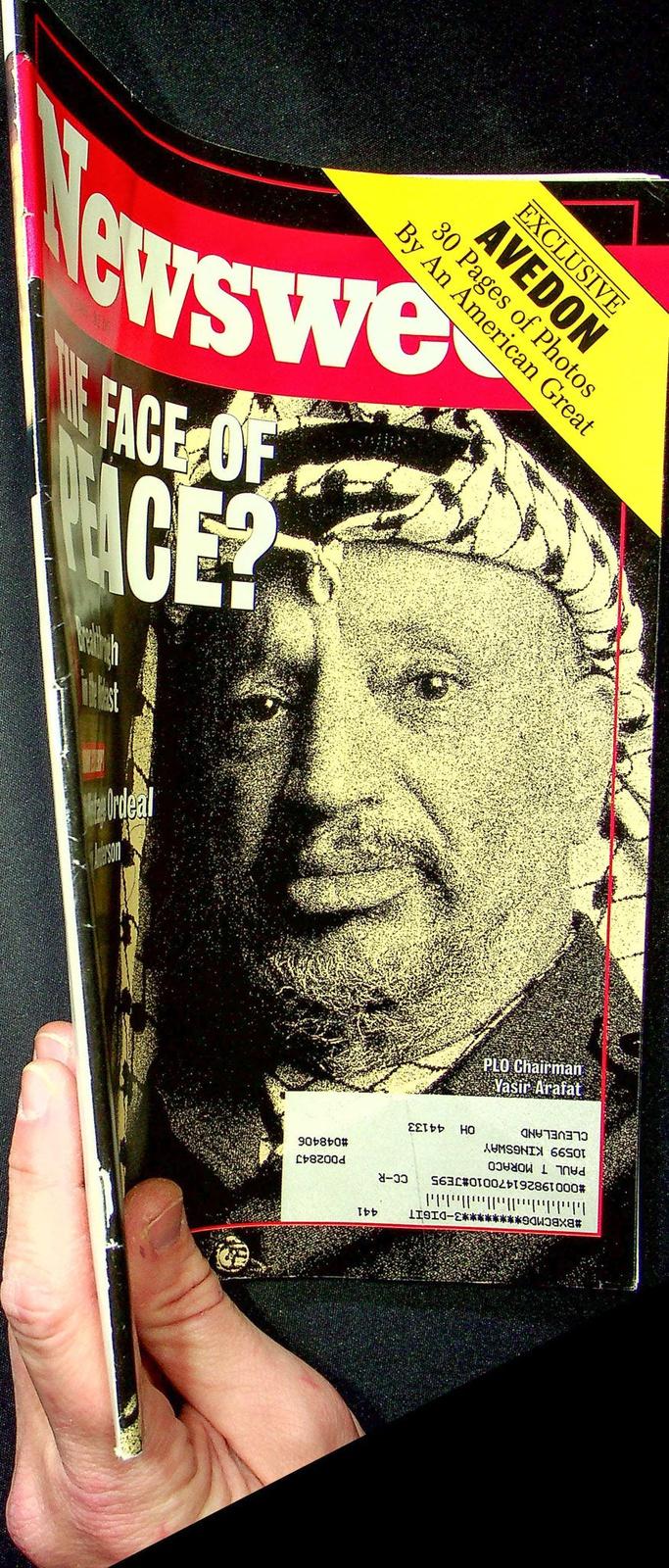 Newsweek Magazine September 13 1993 Yasir Arafat Yitzhak Rabin War Middle East 7