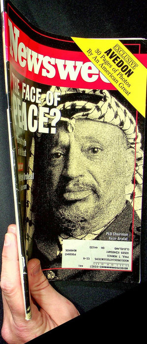 Newsweek Magazine September 13 1993 Yasir Arafat Yitzhak Rabin War Middle East 7