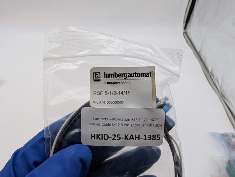 Lumberg Automation RSF 5-1/2-14/1F Sensor Cable M12 5 Pin 1/2M Length Cable 5