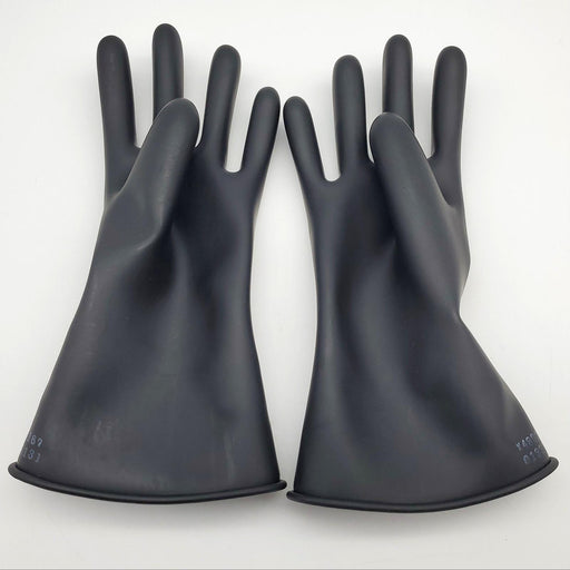 Honeywell E011 Lineman Gloves 11" Rubber Electrical Black Size 9 / L Salisbury 2