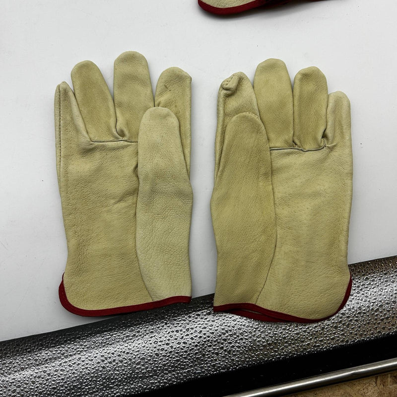 PIP 70-301 Leather Drivers Glove Sz Small Pigskin Leather Straight Thumb 6 Pairs