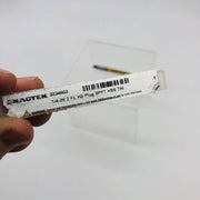 Exactek 3234603 Tap Plug Gun 1/4-28 2 Flute H3 SPPT HSS TiN Finish Spiral Point 2