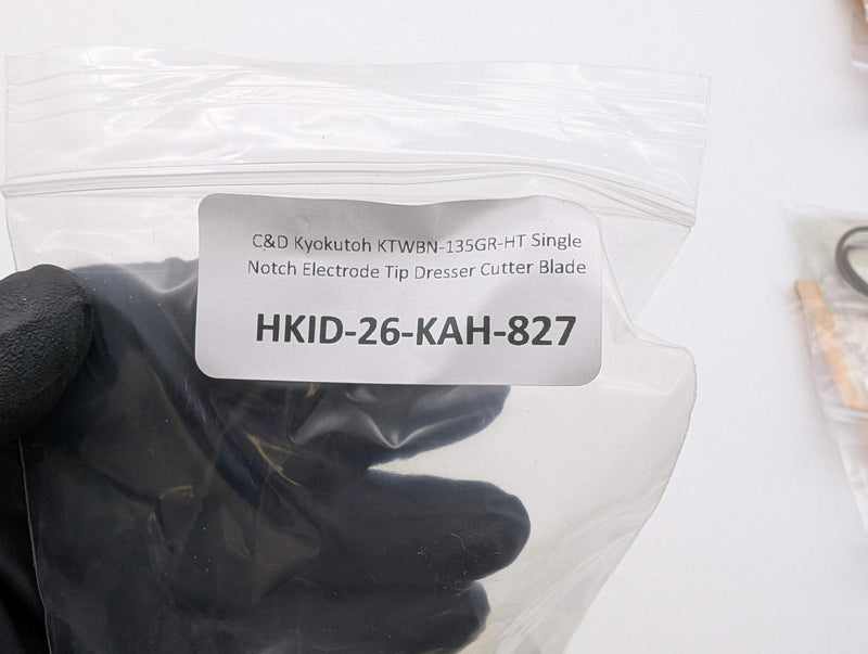 C&D Kyokutoh KTWBN-135GR-HT Single Notch Electrode Tip Dresser Cutter Blade 4