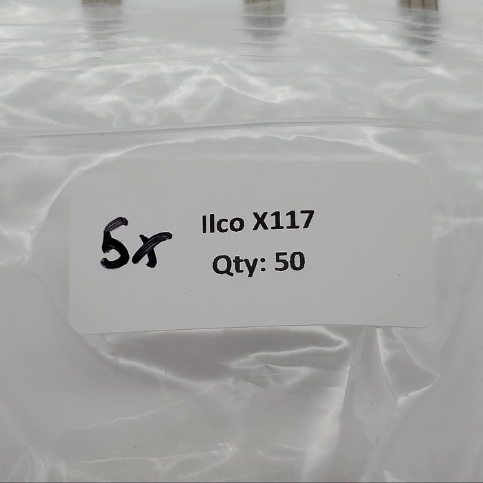 5x Ilco X117 Key Blanks For Yamaha, Kawasaki, Suzuki Cycles / ATVs Nickel Plated 4