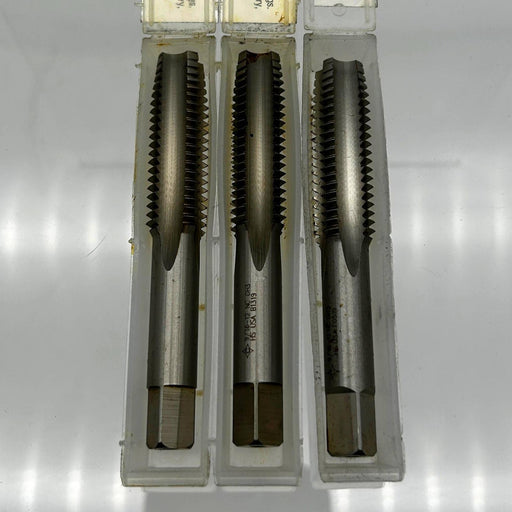 3pk Cle-Line C62070 Plug Hand Tap 9/16-12NC H3 4 Flute General Purpose List 0402 1