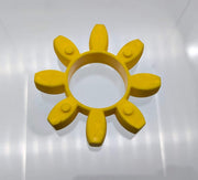 Lovejoy CJ38 92A Jaw Coupling 1.5" ID 3.15" OD 0.71" Thick Yellow Polyurethane 1