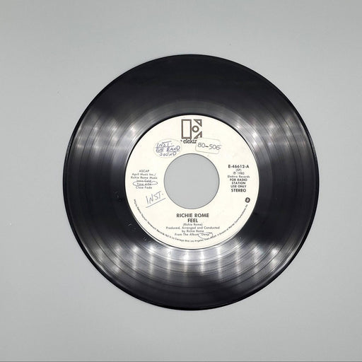 Richie Rome Feel Single Record Elektra Records 1980 E-46612 PROMO 1