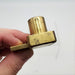 Corbin Cabinet Lock Satin Brass 7/8"L x 7/8"D Cylinder 3/4" Throw 7370 Keyed Dif 4