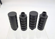 Arrow Pneumatics SQF-3 3/8" NPT Male Super Quiet Flow Muffler 3-27/64" L 4 Pack 1