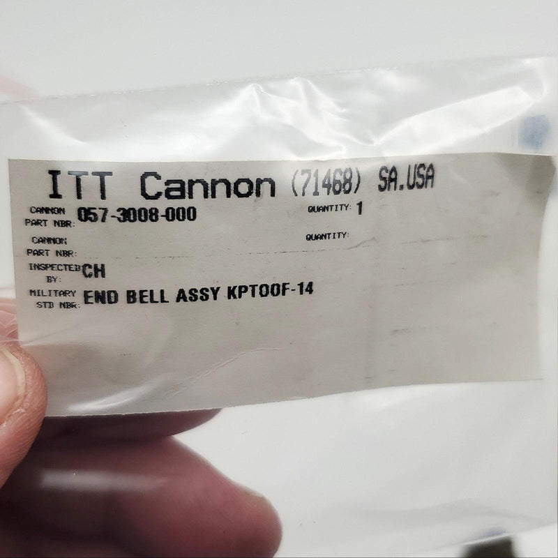 ITT Cannon 26482 Circular Connector 15 Solder Contact IP67 Mil Spec KPT06F14-15S 9