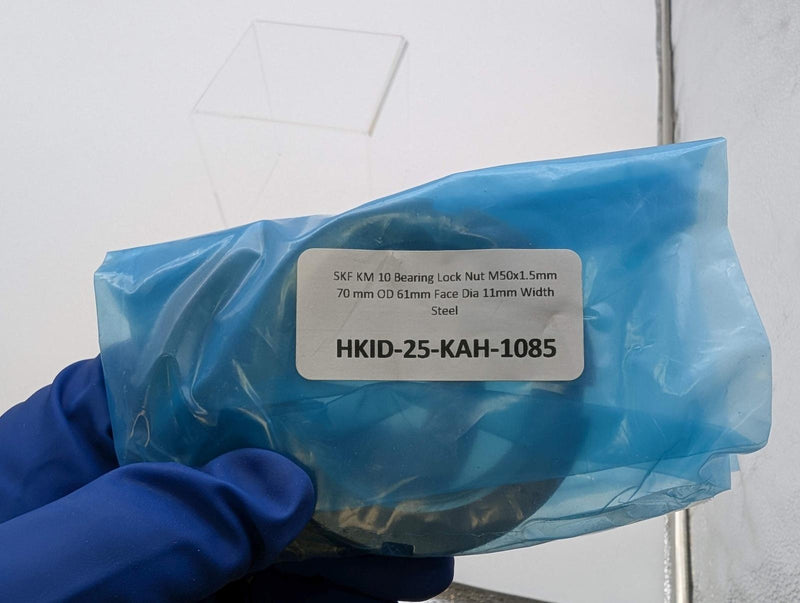 SKF KM 10 Bearing Lock Nut M50x1.5mm 70 mm OD 61mm Face Dia 11mm Width Steel 5