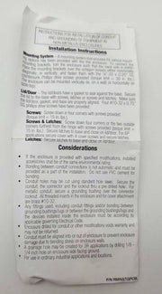 Attabox WPPCACCKIT Feet Mounting Kit fits AH14126 Enclosure 5