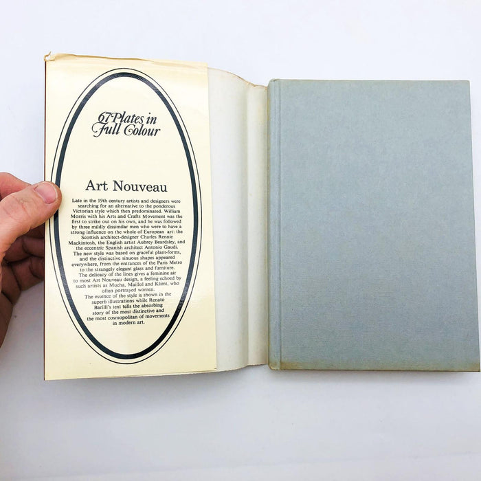 Art Nouveau Renato Barilli Hardcover 1969 Art Criticism 67 Plates Full Color 6