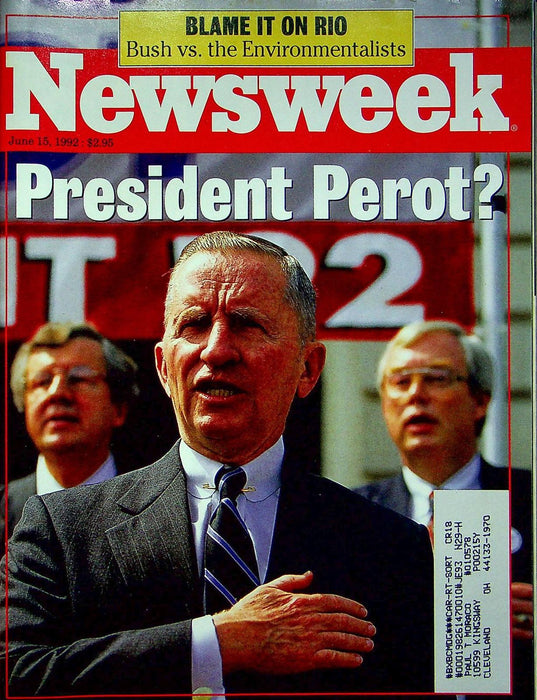 Newsweek Magazine June 15 1992 Bush Earth Summit Rio De Janeiro President 1