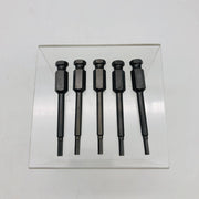 5pk Apex AN-4MM Socket Head Hex Power Drive Bit 7/16in Shank 4MM Metric 9