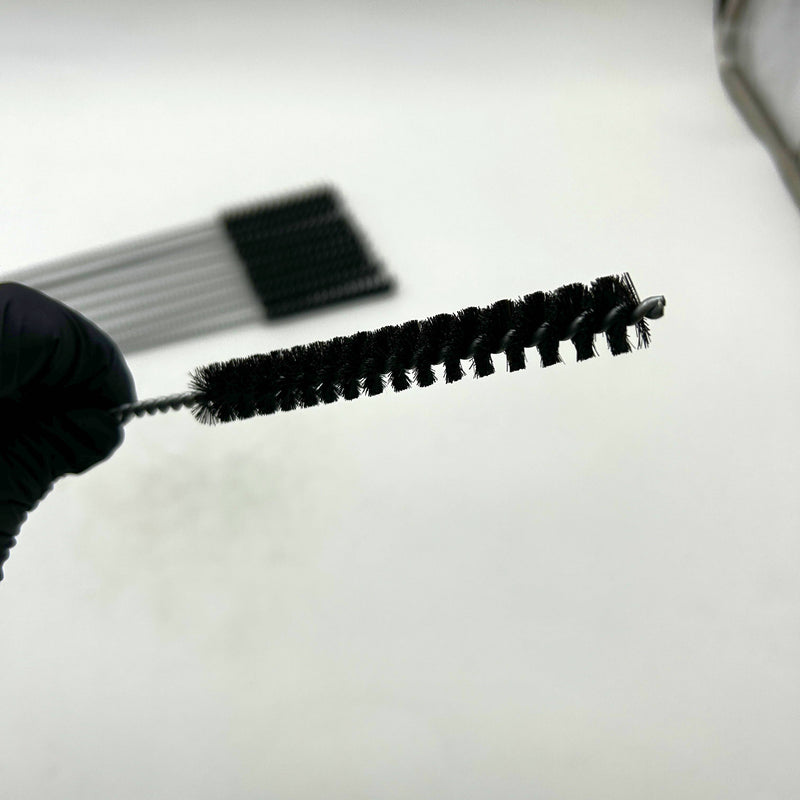 Osborn 56188 Tube Brush Horse Hair 1/2 Diameter x 4 Face Width x 12 Length 10pk