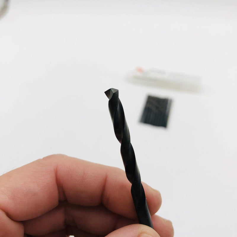 Chicago Latrobe 45846 Jobber Drill Bit 150ASP 5.20mm HSS Black Oxide Pack of 12 6