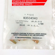 Mopar 83504540 Drum Brake Adjuster Lever Right Gr 8.012 OEM NOS Sealed 4