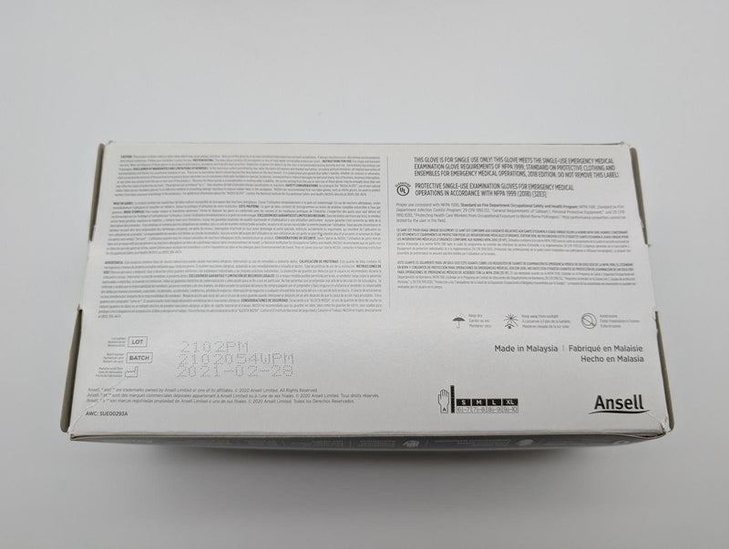 Micfroflex Latex Exam Gloves XL Powder Free Disposable Mega Pro L854 Pack of 100 5