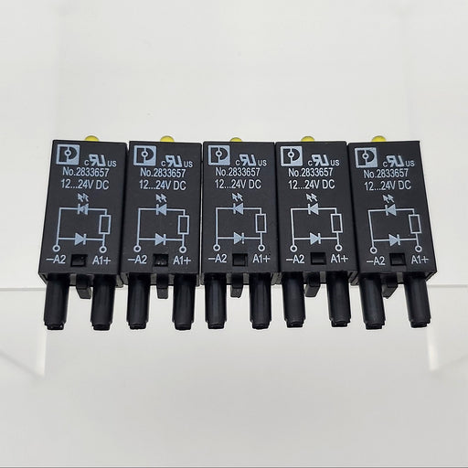 Phoenix Contact 2833657 Yellow LED & Diode Modules LDP- 12- 24DC Pack of 5 1